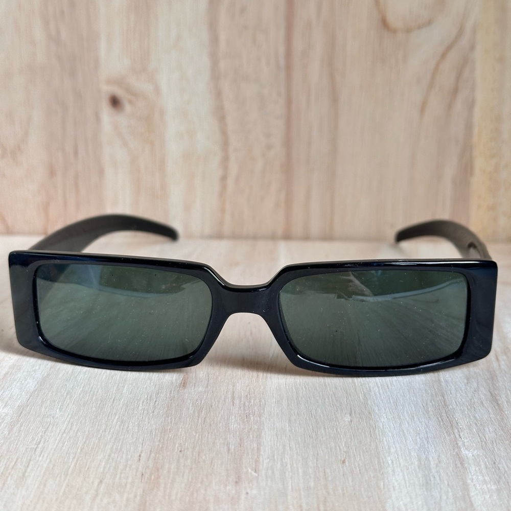 Vintage POLAROID black slim sunglasses 8413 A Filter Cat 3, 90’s Y2K style